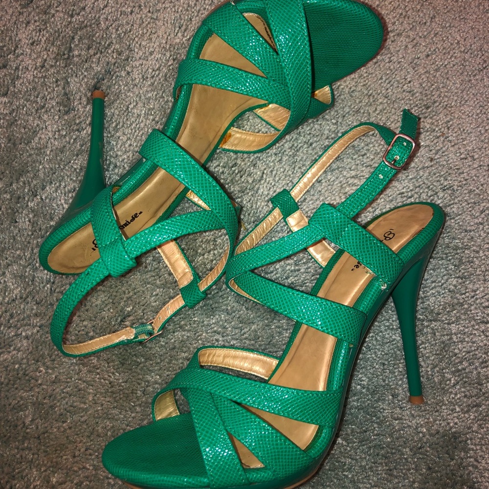 Strappy heels